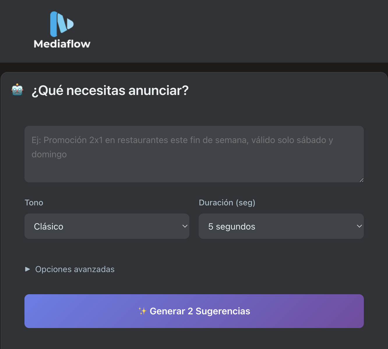 Asistente Virtual MediaFlow